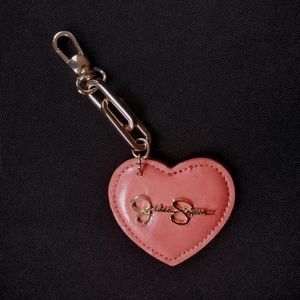 Quilted Heart Keychain